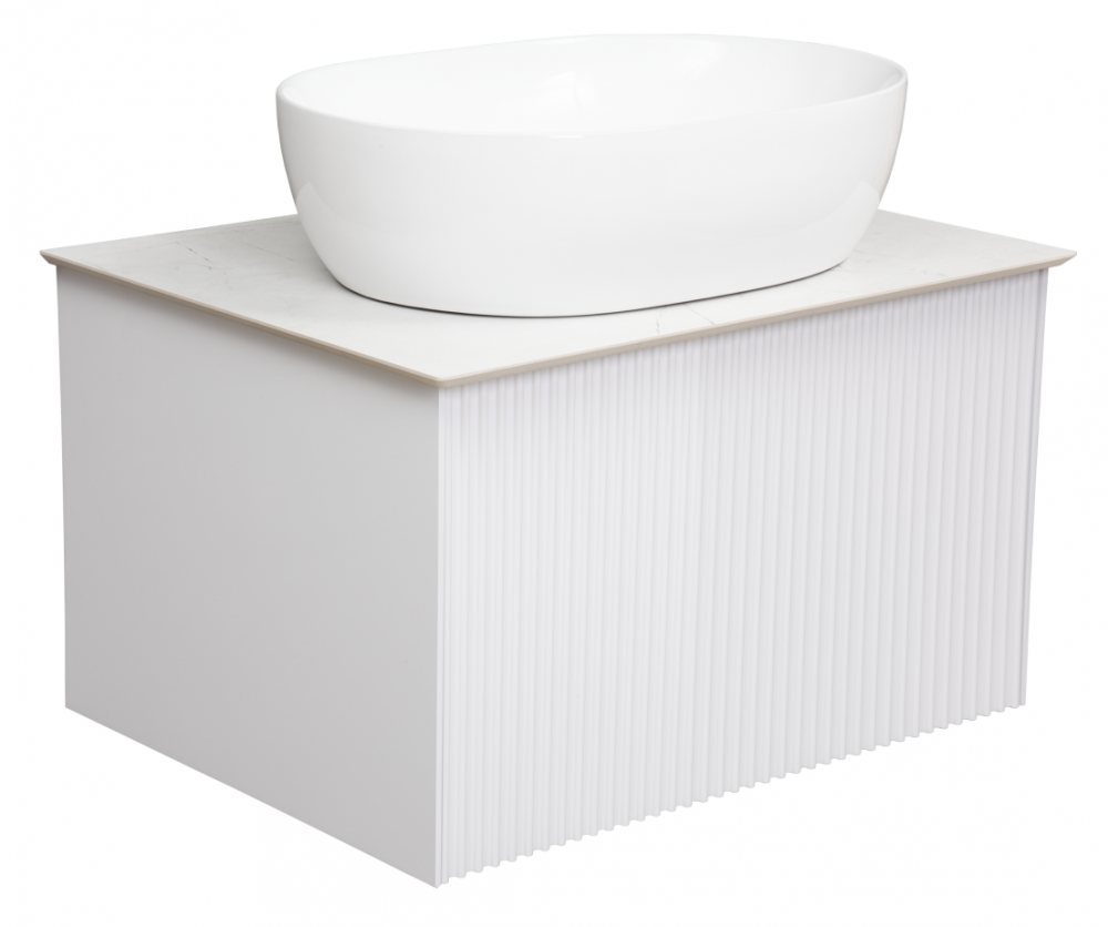 Изображение товара Тумба под раковину La Fenice Terra Bianca 60 см FNC-01-TER-B-60