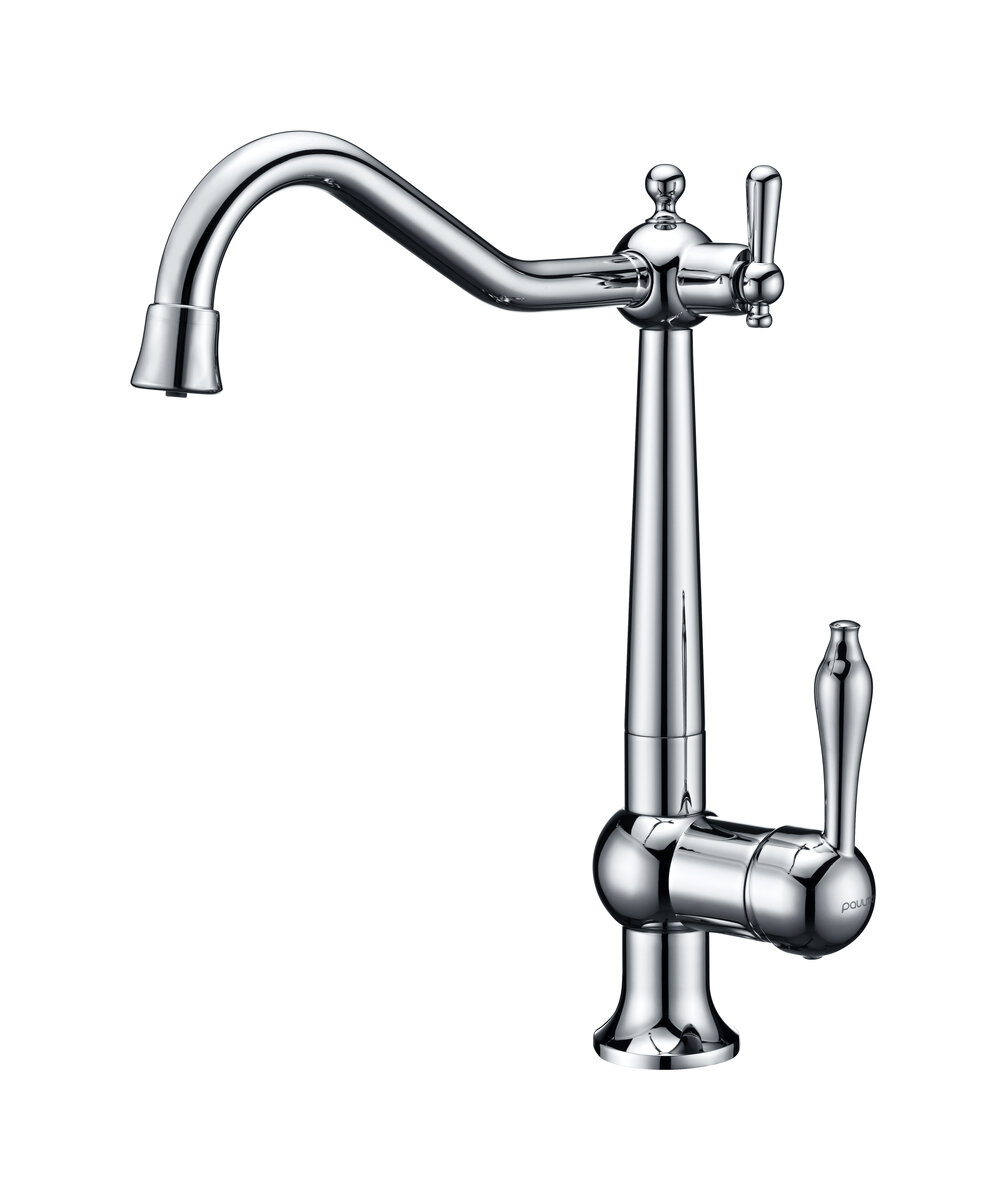 Изображение товара Смеситель Paulmark Retro Re213226-CR для кухонной мойки, под фильтр, хром