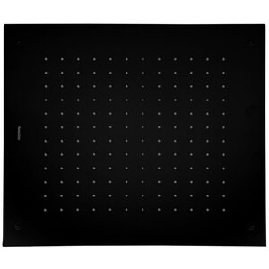 Изображение товара Верхний душ Ramonsoler, 50 см, нержавеющая сталь, цвет черный матовый, REK500NM