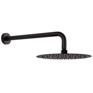 Изображение товара Верхний душ Ramonsoler, 30 см, цвет черный матовый, BHRM300NM