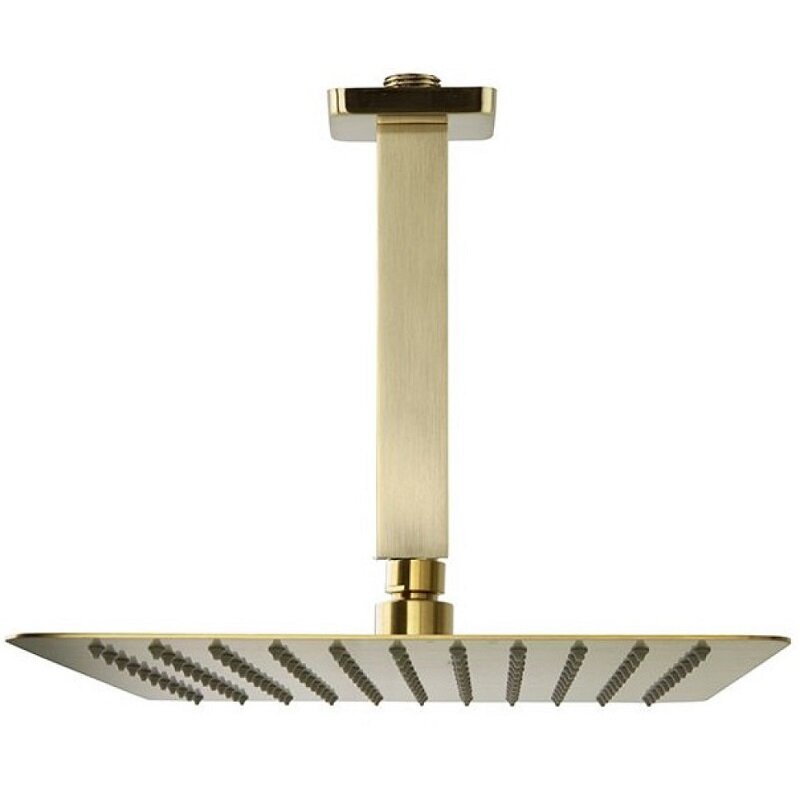 Изображение товара Верхний душ Ramonsoler 30 см квадратный золото BVKRK300OC