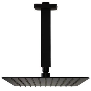 Изображение товара Верхний душ Ramonsoler, 25 см, квадратный, цвет черный матовый, BVKRK250NM