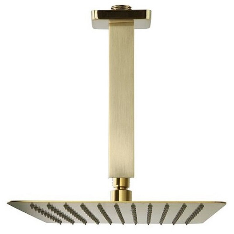 Изображение товара Верхний душ Ramonsoler, 25 см, квадратный, цвет золото, BVKRK250OC
