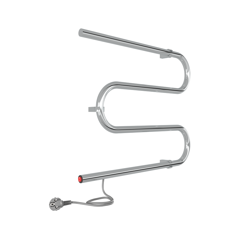 Изображение товара Электрический полотенцесушитель Indigo М-образный Electro 60x62.5 см хром нерж сталь