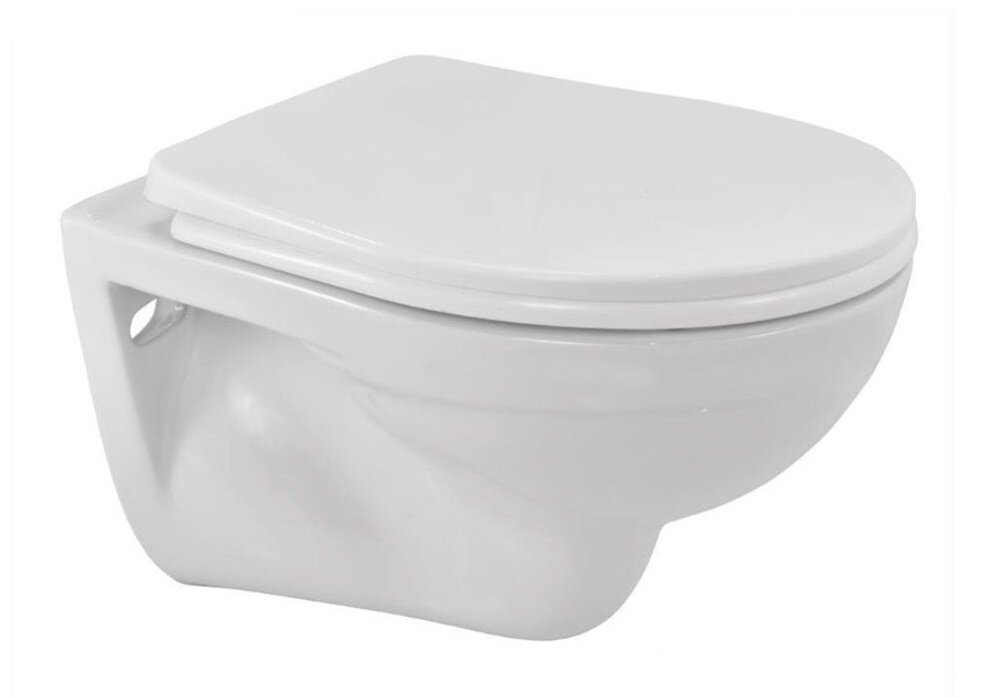 Изображение товара Подвесной унитаз Jaquar Essco ECS-WHT-955SPP с микролифтом, белый