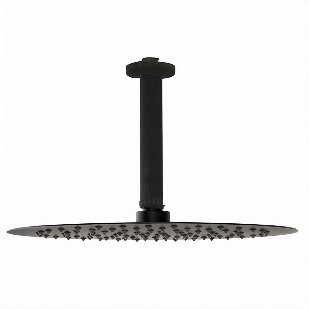 Изображение товара Верхний душ Ramonsoler 30 см черный матовый, стильный и надежный для современной ванной