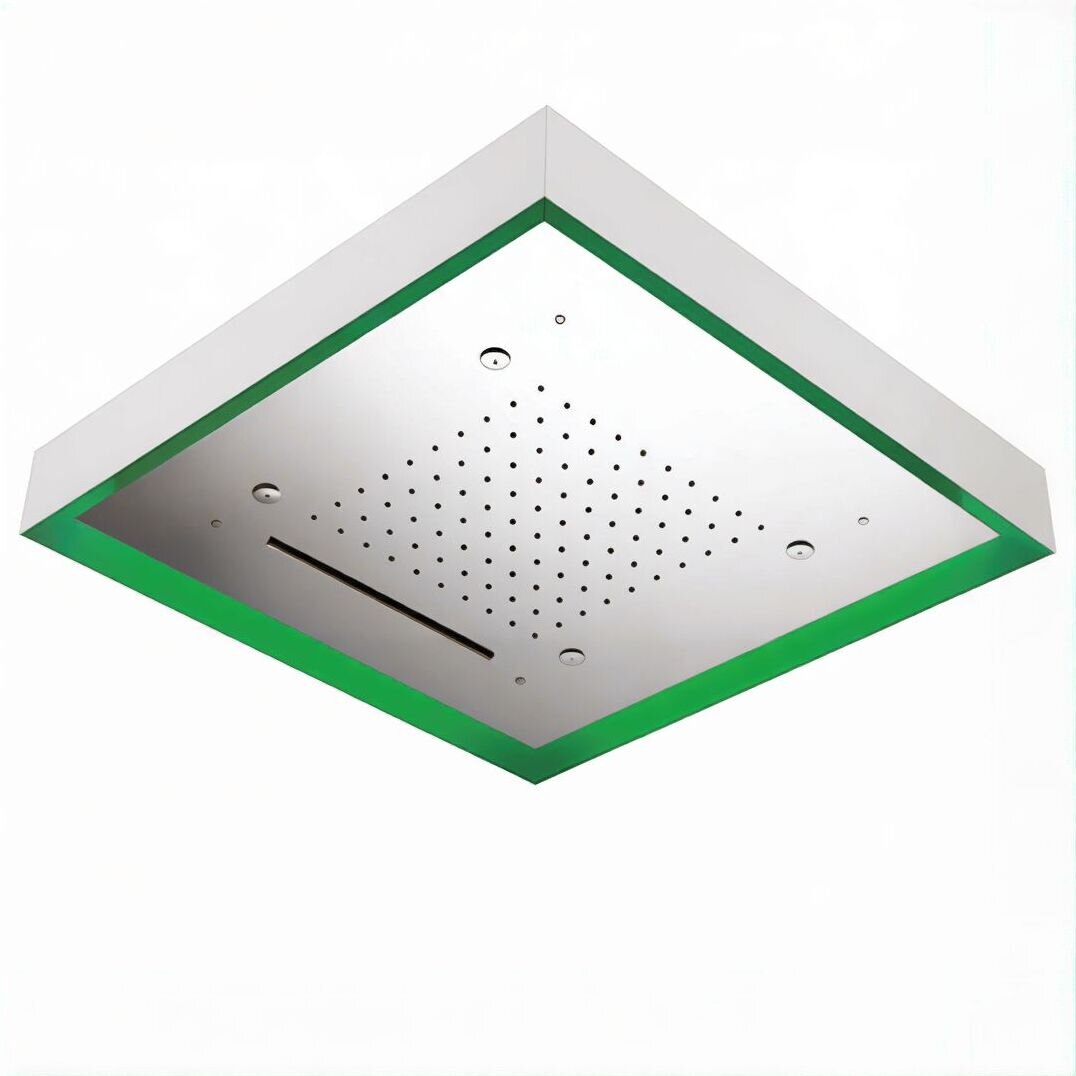 Изображение товара Верхний душ Ramonsoler REKLEDNC570, 57 х 57 см, с подсветкой, цвет хром Изображение товара Верхний душ Ramonsoler REKLEDNC570, 57 х 57 см, с подсветкой, цвет хром
