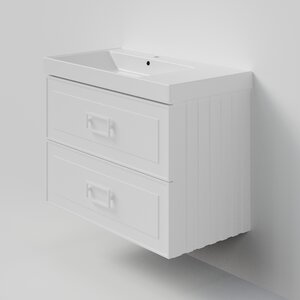 Изображение товара Тумба под раковину La Fenice Cubo Bianca Twin 90 см подвесная белый матовый