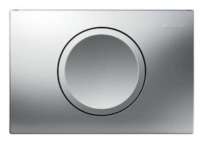 Изображение товара Смывная клавиша Geberit Delta15 хром матовый для унитаза и биде