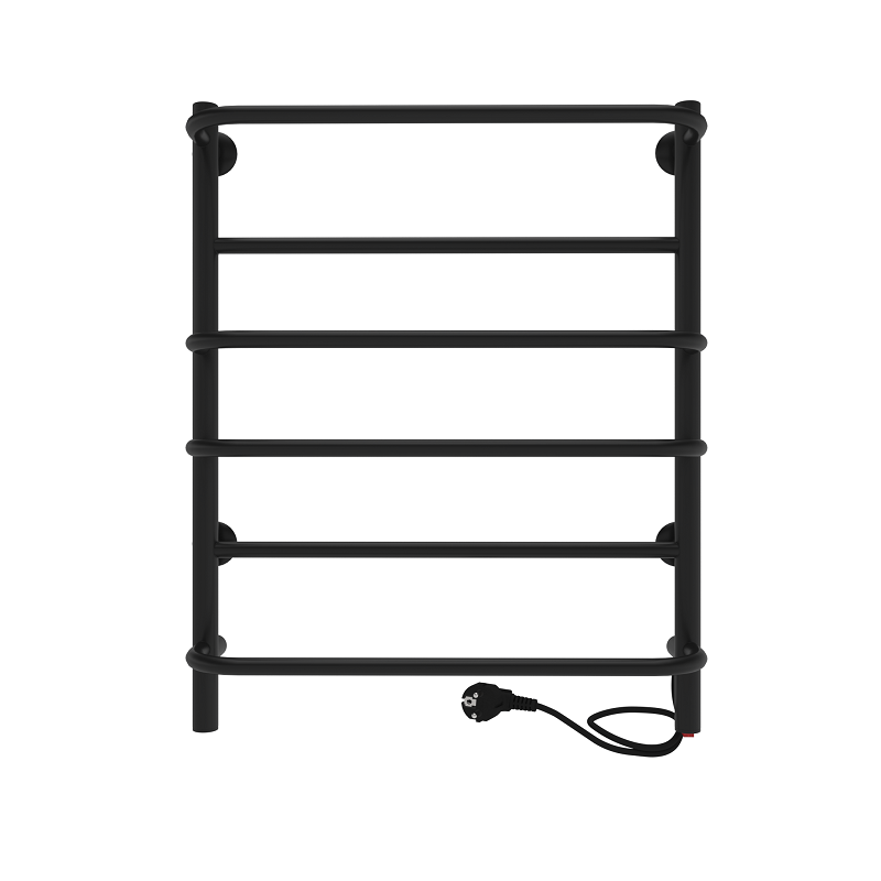 Изображение товара Электрический полотенцесушитель Indigo Europe Electro 50x60 см черный муар нержавеющая сталь