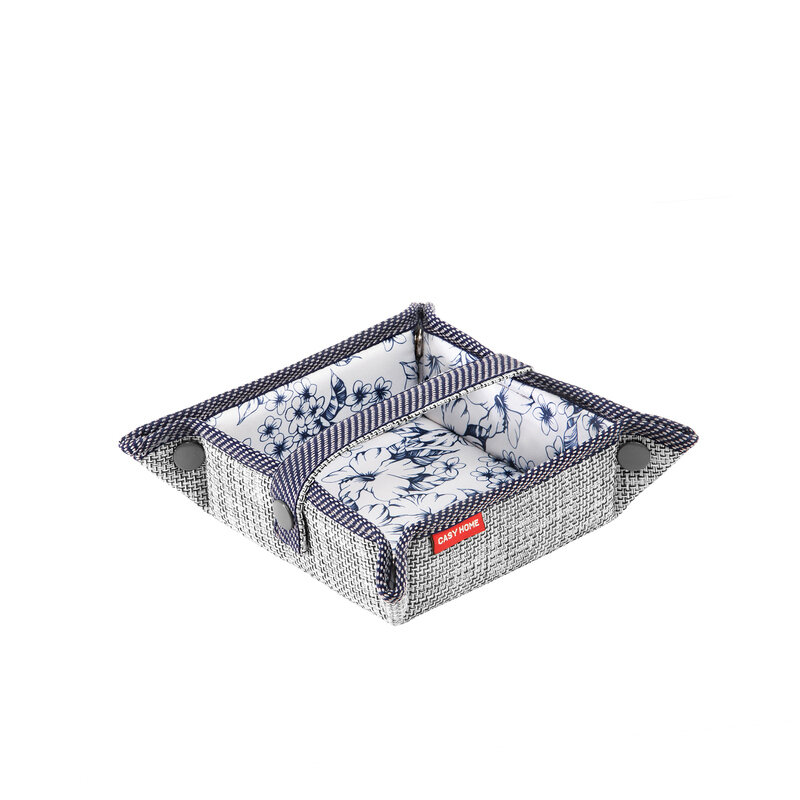 Изображение товара Стильная салфетница Casy Home с пряжкой, 13x13x6 см, Россия