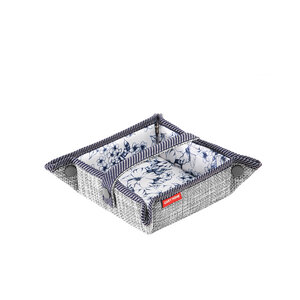 Изображение товара Стильная салфетница Casy Home с пряжкой, 13x13x6 см, Россия