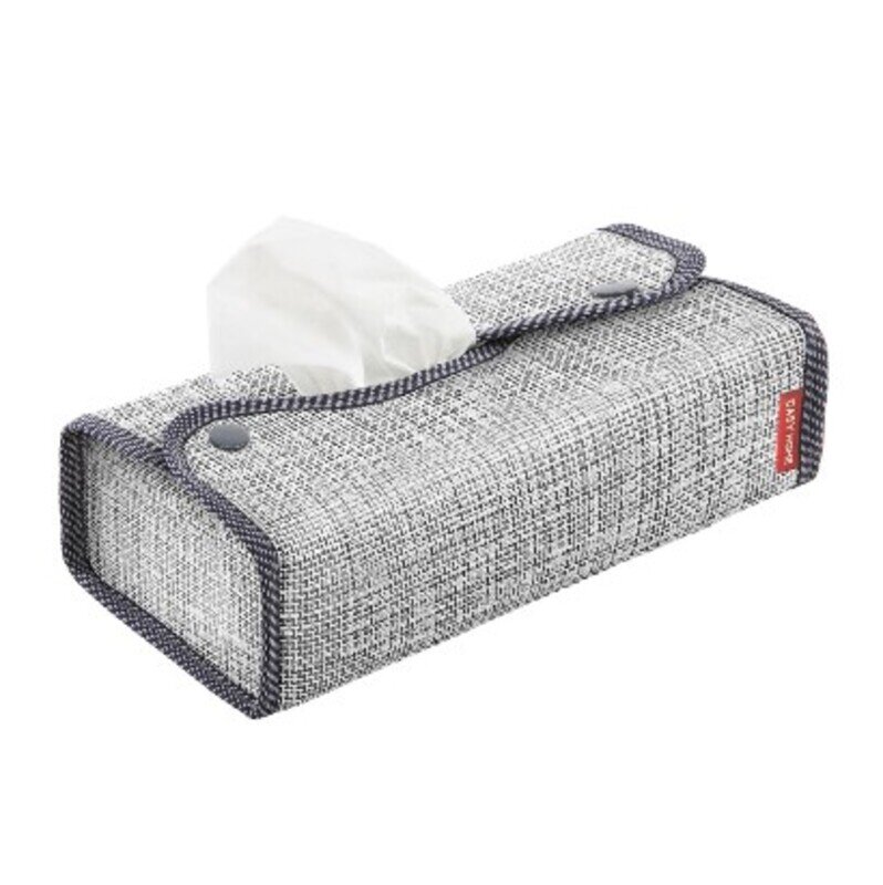 Изображение товара Салфетница Casy Home для бумажных салфеток в упаковке 24 см серый белый