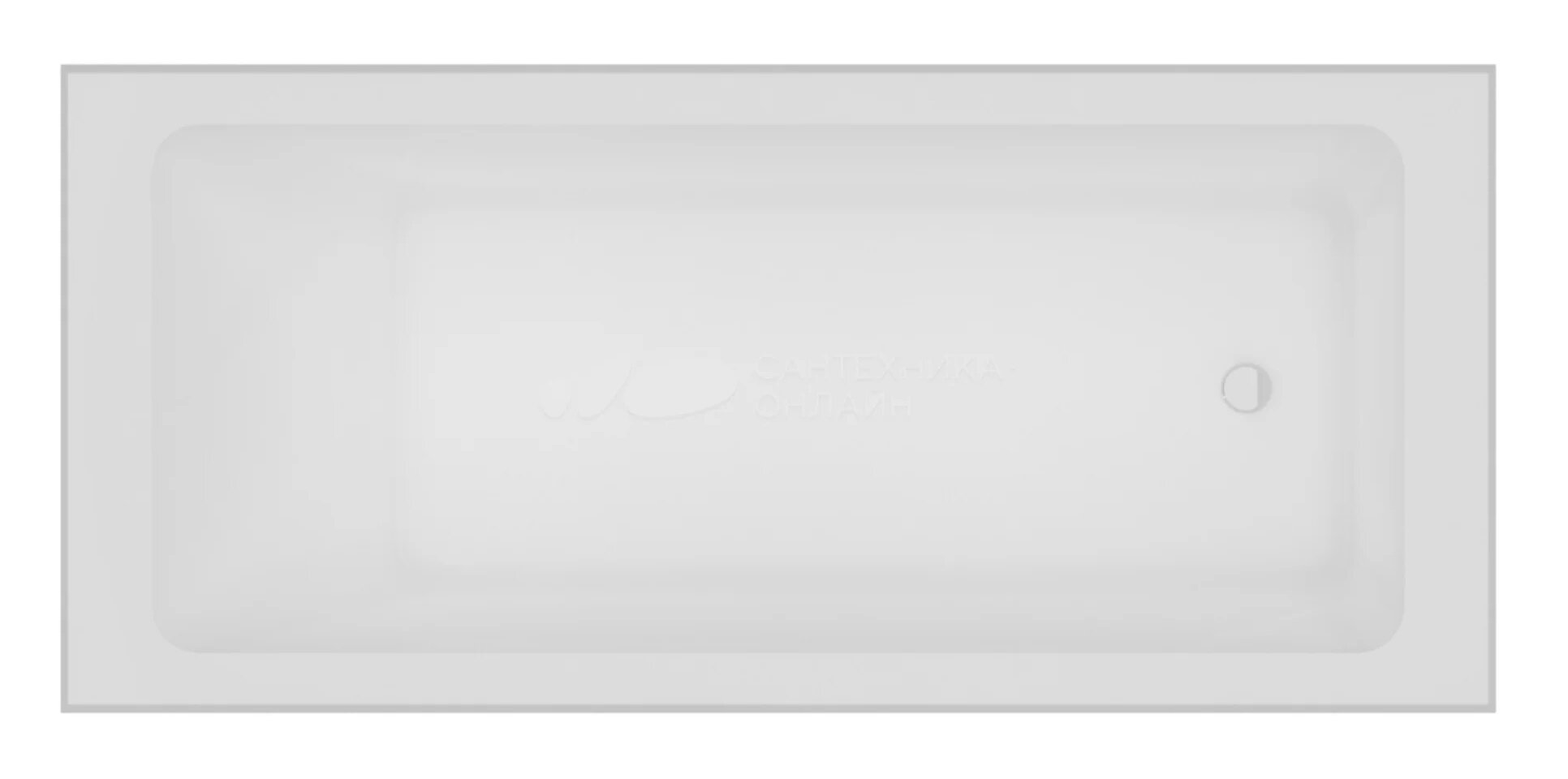 Изображение товара Ванна акриловая Artemis Ceres 170x75 см встраиваемая белая