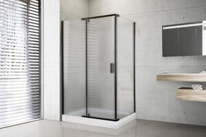 Изображение товара Душевой уголок Royal Bath HPV 140x80 см матовое стекло черный профиль