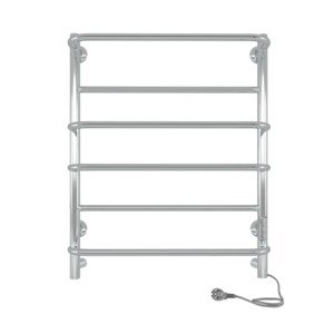 Изображение товара Полотенцесушитель электрический Indigo Europe Lux Electro, ширина 50 см, высота 60 см, универсальное подключение, с таймером, хром, LELLE60-50Rt