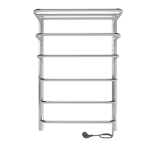 Изображение товара Полотенцесушитель электрический Indigo Hit Electro, ширина 50 см, высота 80 см, универсальное подключение, с полкой, хром, LHE80-50R