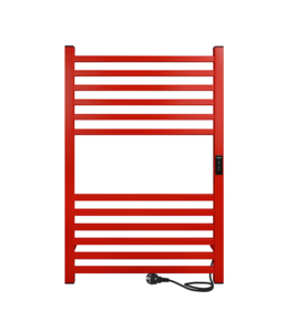 Изображение товара Полотенцесушитель электрический Indigo Attic Electro, ширина 50 см, высота 80 см, универсальное подключение, с таймером, Electric Red, LСLATCE80-50ERDRt