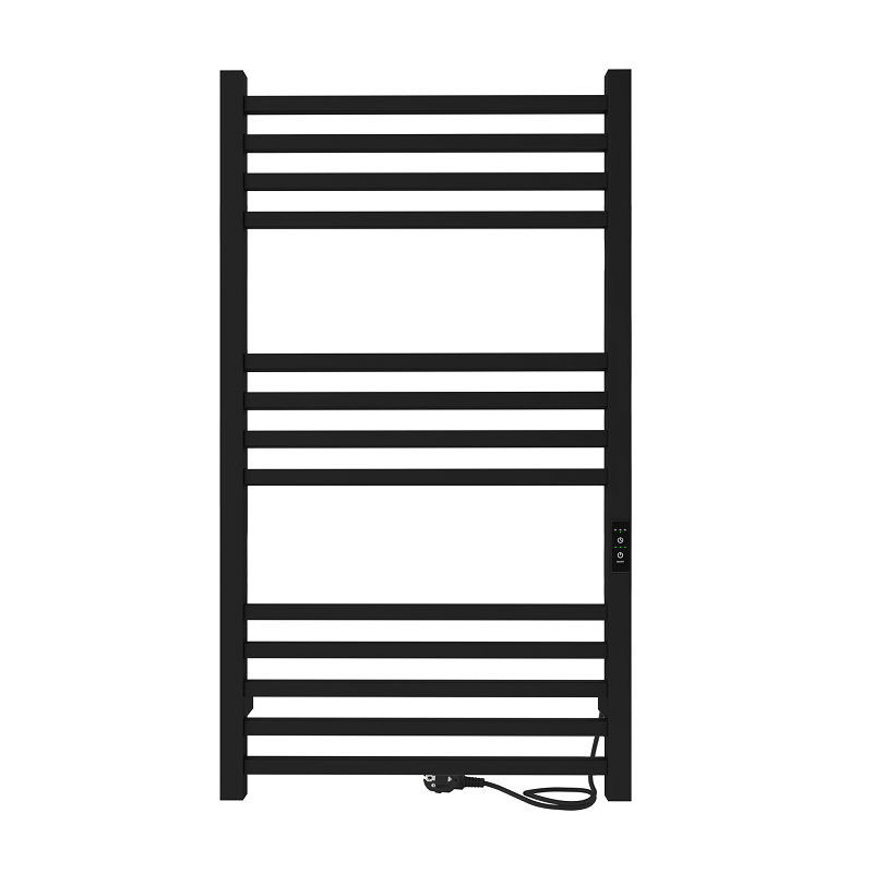 Изображение товара Электрический полотенцесушитель Indigo Attic Electro 50x100 см с таймером чёрный муар