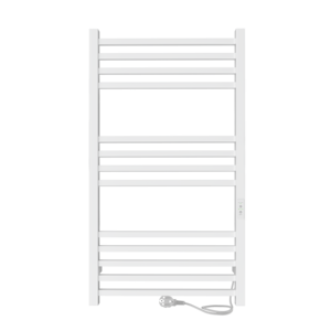 Изображение товара Полотенцесушитель электрический Indigo Attic Electro, ширина 50 см, высота 100 см, универсальное подключение, с таймером, белый матовый, LСLATCE100-50WMRt