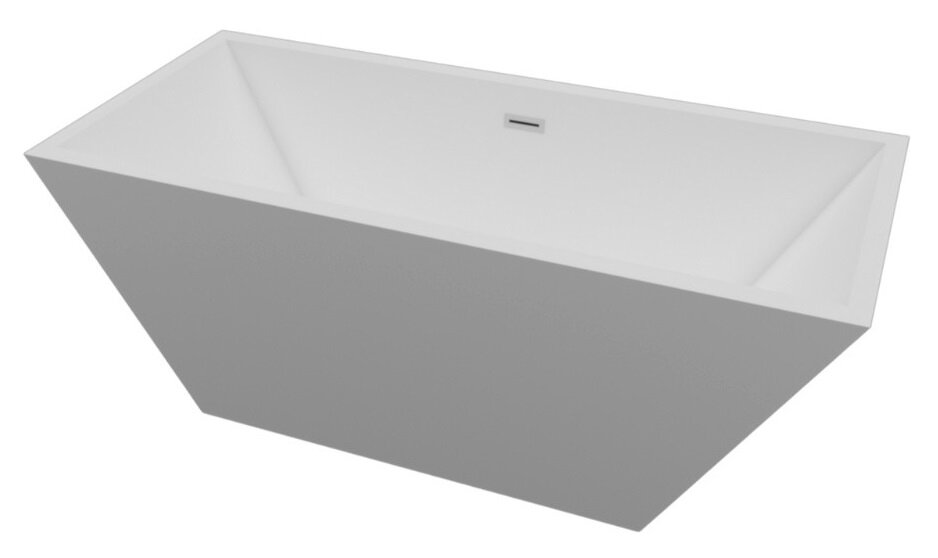 Изображение товара Ванна акриловая Artemis Tecla 170 x 74 см, отдельностоящая, белый матовый, 1.05.411.144.01.1.26