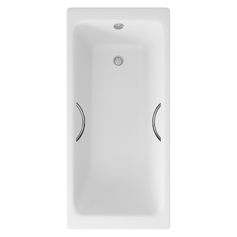 Изображение товара Чугунная ванна Delice Parallel DLR220506R 180х80 см белая без покрытия