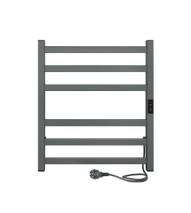 Изображение товара Полотенцесушитель электрический Indigo Oktava Slim 3 Electro, ширина 50 см, высота 60 см, диммер справа, Magnetic Grey, LСLOKS3E60-50MGRt