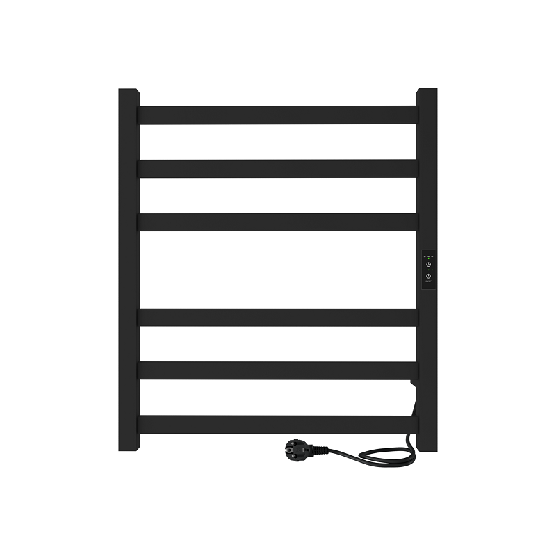 Изображение товара Электрический полотенцесушитель Indigo Oktava Slim 3 Electro 50x60 см черный муар