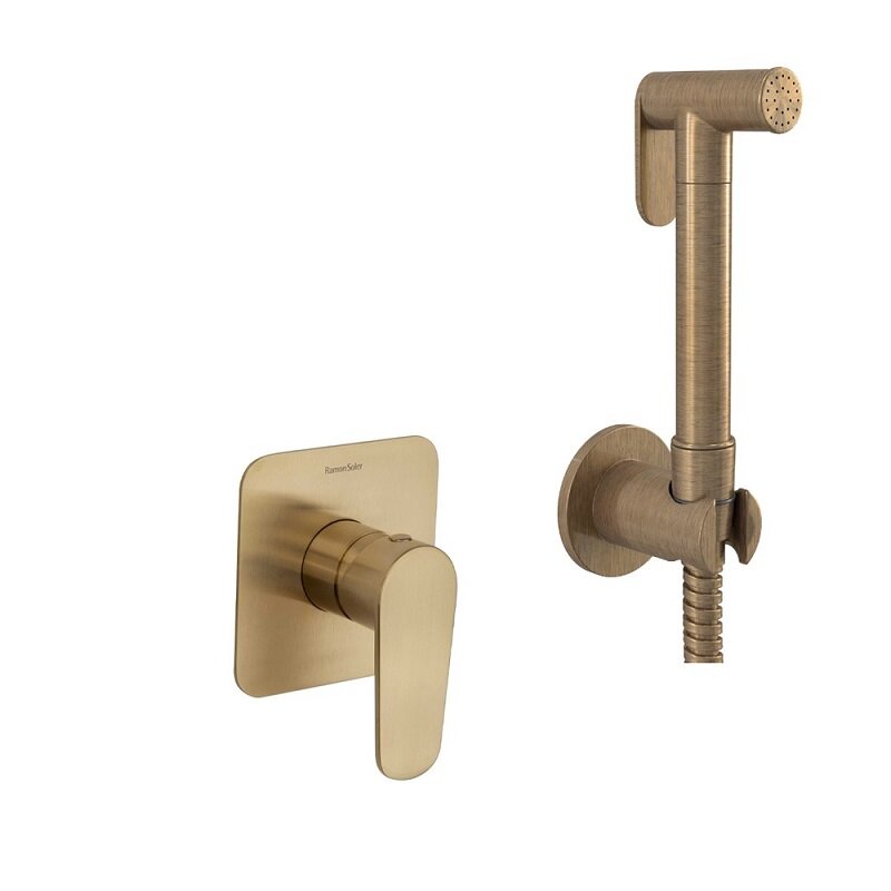 Изображение товара Гигиенический душ Ramonsoler Alexia Gold 2.1 см лейка, PVD