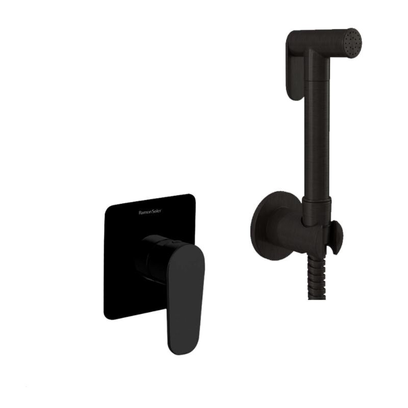 Изображение товара Гигиенический душ Ramonsoler Alexia 364501WCNM черный матовый со смесителем