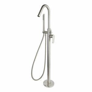 Изображение товара Смеситель Ramonsoler Alexia 368503MO для ванны, с душевым гарнитуром, напольный, цвет хром