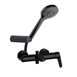 Изображение товара Смеситель Ramonsoler Alexia 360501BTNM для ванны и душа, с душевым комплектом, цвет черный матовый