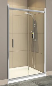 Изображение товара Душевая дверь Artemis Agave 120 см раздвижная, стекло прозрачное, профиль хром, 6.915.000.0110.120.10.88