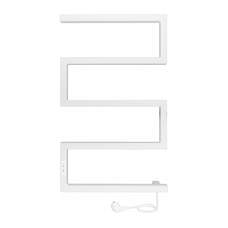 Изображение товара Электрический полотенцесушитель Indigo Sparta 50x80 см белый матовый с диммером