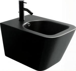 Изображение товара Биде подвесное Ceramicanova Metric, черный матовый, CN3008MB, сантехфарфор