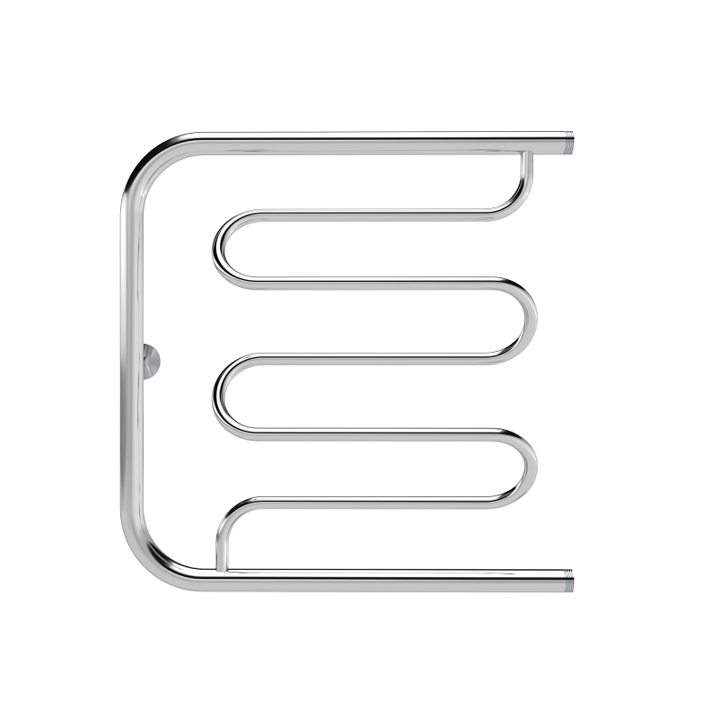 Изображение товара Полотенцесушитель водяной Indigo Фокстрот Liana, ширина 60 см, высота 50 см, 1 дюйм, боковое подключение, хром, FLW50-60