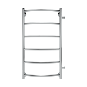 Изображение товара Полотенцесушитель водяной Indigo Arc ширина 30 см, высота 70 см, 1 дюйм, боковое подключение 50 см, хром, LASW70-30-б/п-50