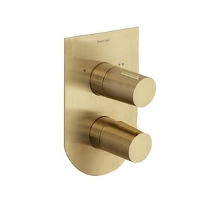 Изображение товара Смеситель Ramonsoler Tzar 341502SOC для душа, на 2 потребителя, цвет золото