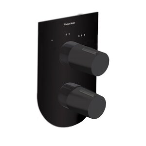 Изображение товара Смеситель Ramonsoler Tzar 341503SNM для ванны и душа, на 3 потребителя, цвет черный матовый