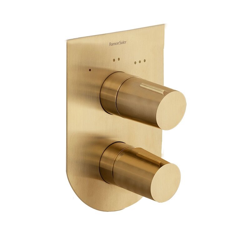 Изображение товара Смеситель для ванны и душа Ramonsoler Tzar 341503SOC золото встроенный