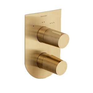Изображение товара Смеситель Ramonsoler Tzar 341503SOC для ванны и душа, на 3 потребителя, цвет золото
