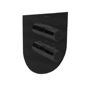 Изображение товара Смеситель Ramonsoler Tzar 342411SNM для душа, термостатический, на 1 потребителя, цвет черный матовый