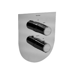 Изображение товара Смеситель Ramonsoler Tzar 348712SNC для ванны и душа, термостатический, на 2 потребителя, цвет никель