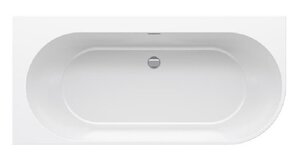 Изображение товара Ванна акриловая Ravak Freedom Corner L/P 170 x 80 см, пристенная, белая, слив-перелив хром, левая/правая