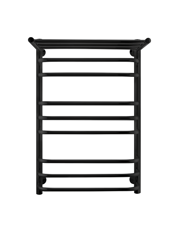 Изображение товара Водяной полотенцесушитель Indigo Brace 50x80 см с полкой черный муар