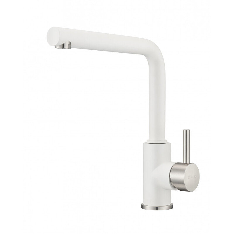 Изображение товара Смеситель для кухонной мойки Milacio Ultra MCU.555.WH белый высокий поворотный