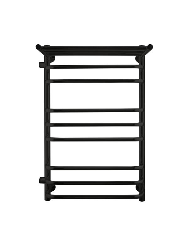 Изображение товара Полотенцесушитель водяной Indigo Brace 50x80 см с полкой черный муар