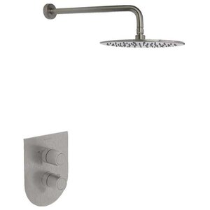 Изображение товара Душевая система Ramonsoler Tzar K3424012NC для душа, термостатическая, на 1 потребителя, цвет никель