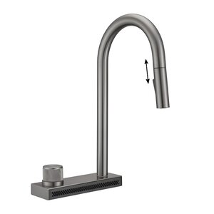 Изображение товара Смеситель для кухни Milacio Ultra MCU.556.GM с вытяжной лейкой