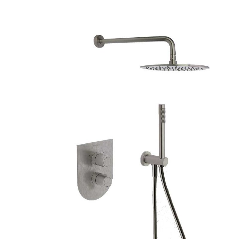 Изображение товара Душевая система Ramonsoler Tzar K3487011NC термостатическая никель